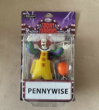 Neca Toony Terrors Steven King Pennywise The Clown It Horror Action Figure