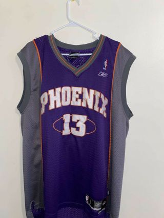 Vtg Reebok Steve Nash 13 Phoenix Suns Basketball Jersey Size Adult Large