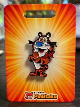 Pinotaku Tony Tiger Frosted Flakes Ad Icon Fan Art Artist Custom Exclusive Pin