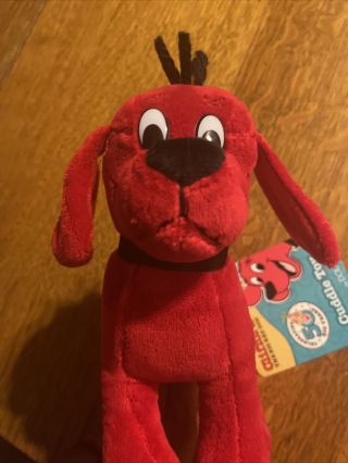 Scholastic Clifford The Big Red Dog Stuffed Animal Plush 8in.  50th Anniversary
