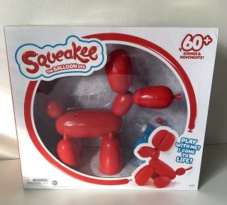 Squeakee The Balloon Dog Red