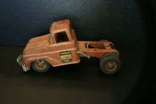 Vintage Tonka Toy Metal Hydraulic Dump Truck Toy For Restoration Or Parts