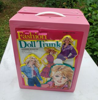 Vintage 1980s Barbie Jem & Maxie 3d Fashion Doll Case By Tara Toy Rare Design