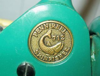 Vintage PENN Model 712 Spinfisher SPINNING REEL Made in USA 2