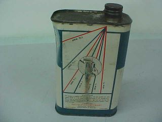 VINTAGE PHILLIPS 66 OUTBOARD MOTOR OIL 1 QT.  CAN w/GRAPHICS 3