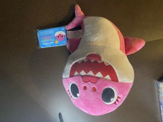 Pinkfong Baby Shark Mommy Shark Plush 8 " Stuffed Pink
