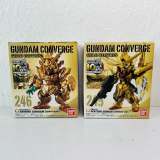Fw Gundam Converge Gold Edition 10th Anniversary Mini Figures Shining Akatsuki