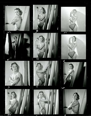 Vintage Pinup Studio Photo 1960s By Harry Amdur Modernage Studio Nyc (nudes)