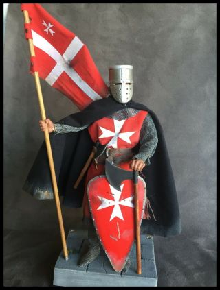 Custom 12” Knight Of The Order Of Malta Figure 1/6 Scale.