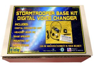 Stormtrooper Helmet Digital Voice Changer Kit W/ Speaker & Microphone