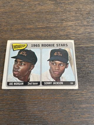 1965 Topps Houston Rookie Stars Joe Morgan 16 Rookie Card Rc.