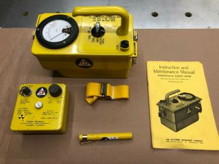 Vintage 1964 Victoreen Radiological Survey Meter Cdv - 717,  Complete