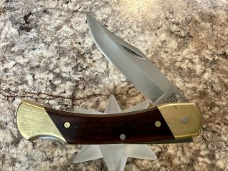 Vintage Schrade Uncle Henry Usa Hardwood Lb7 Large Folding Hunter Knife Nr