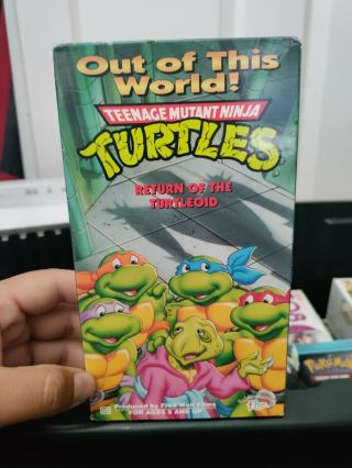 Teenage Mutant Ninja Turtles Out Of This World - Return Of The Turtleoid Rare Vhs