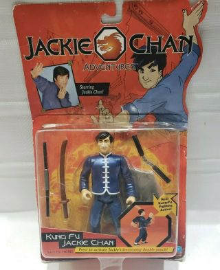Jackie Chan Adventures 2001 Kung Fu Jackie Chan Action Figure Package Damage