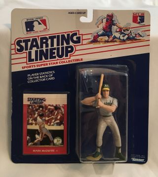 Mark Mcgwire Oakland Athletics 1988 Kenner Starting Lineup Action Figure
