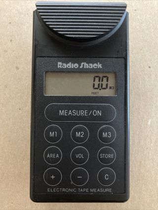 Electronic Tape Measure With Memory 63 - 645 Vintage Radio Shack
