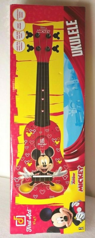 Disney Mickey Mouse Guitar First Act Play Mini - Guitar Ukulele Disney Junior