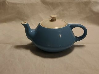 1960s Vintage Blue Heaven Royal China Teapot Mid - Century Modern