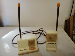 Vintage 1983 Fisher Price Nursery Baby Monitor 157 And 2 Channels