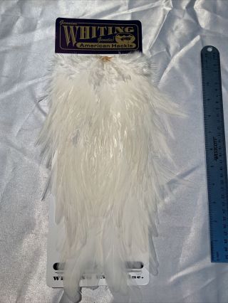 Vintage Whiting Farms American Rooster Saddle Feathers Fly Tying