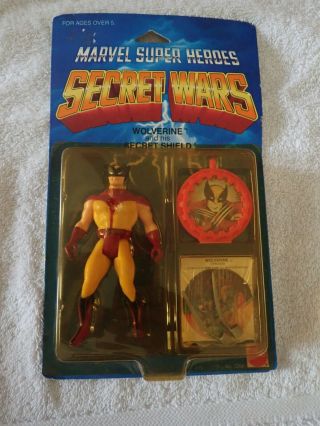 1984 Marvel Heroes Secret Wars Wolverine Action Figure Silver Claws Nip