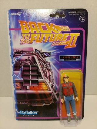 Future Marty Mcfly Back To The Future Part Ii Super7 Reaction -