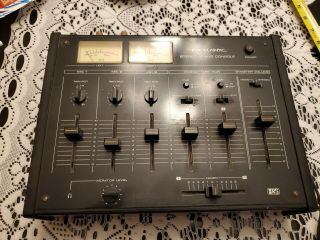 Vintage Realistic Stereo Dj Mixer Mixing Console Radio Shack 32 - 1200b