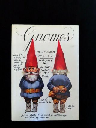 Vintage Gnomes By Will Huygen & Rien Poortvliet - Hardcover 1977 Edition Abrams