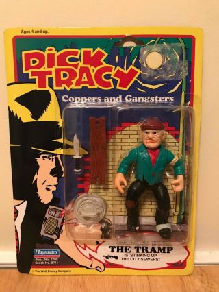 Playmates Dick Tracy Coppers Gangsters The Tramp Action Figure,  Moc,  1990