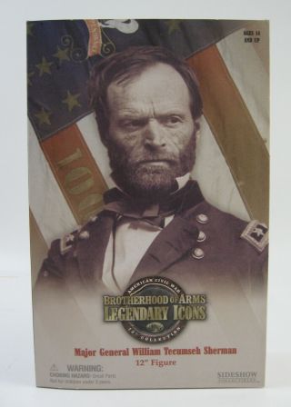 Brotherhood Of Arms Legendary Icons 12 " Maj.  Gen.  William Tecumseh Sherman Nrfb