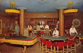 Las Vegas Nevada El Cortez Hotel Casino Interior Vintage Postcard K63050