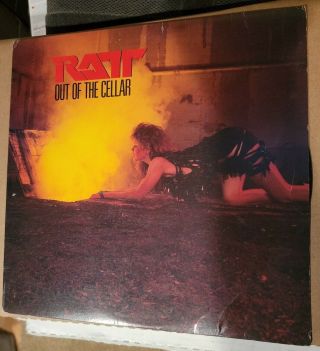 Vtg 1984 Ratt Album Out Of The Cellar Record Lp 801431