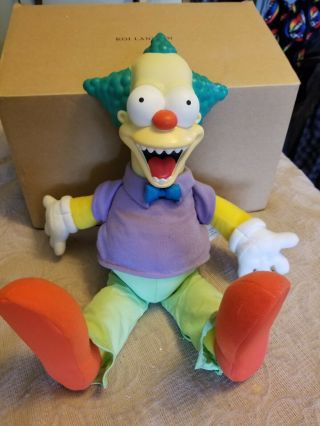 Playmates Simpsons Treehouse Of Horror Talking Krusty The Clown Doll Minty 2001
