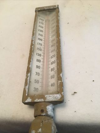 Weksler Instruments Vintage Boiler/industrial Stem Thermometer 30 - 300 Degrees F