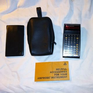 Vintage Calculator Texas Instruments Ti Programmable 58c Library Module 1 & Book