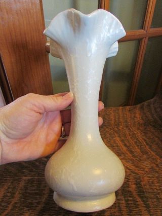 Vintage Shawnee Pottery Vase,  Splash Drizzle Glaze,  9 "