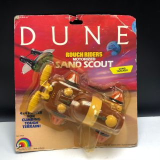 Dune Action Figure Vehicle 1984 Ljn Moc Rough Rider Motorized Sand Scout Tracker