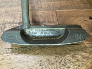 Vintage Ping Pal Karsten Mfg Corp.  Putter 34”long Right Handed Bronze 85020 Zip