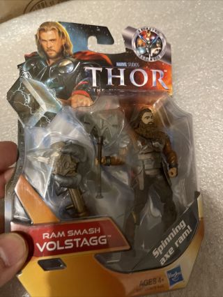 Thor: The Mighty Avenger Action Figure 10 Ram Smash Volstagg 3.  75