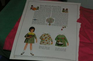 Vintage Betsy Mccall Paper Doll April 1966 Betsy’s Easter Tree