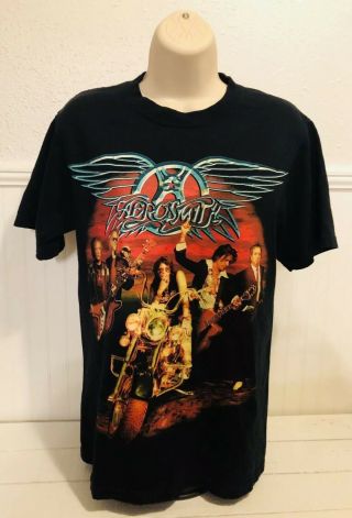 Aerosmith T Tee S Shirt Rockin The Joint Concert Tour Black Small Vintage Rock