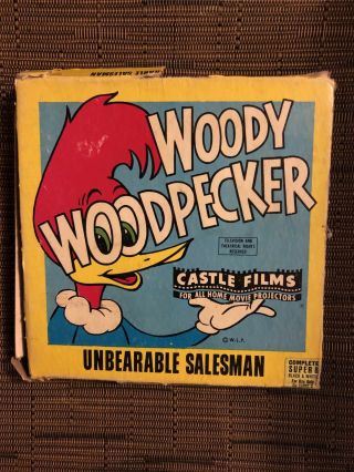 Vintage 8mm Woody Woodpecker " Misguided Missile " Castle Films 553