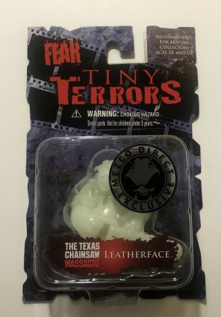 Cinema Of Fear Tiny Terrors Series 1 Leatherface Mini Figure [glow - In - The - Dark]