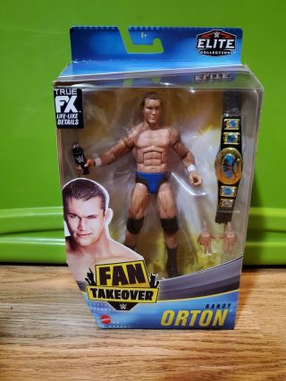 Wwe Mattel Elite Action Figure Randy Orton With Accessory Intercontinental Title