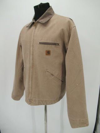 M6722 VTG Carhartt Men ' s Blanket Line Work Jacket Made in USA Size XL 3