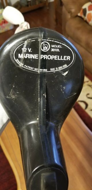 Vintage Collectible 3010l Marine Propellor Trolling Motor 12v