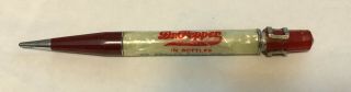 Dr Pepper Mechanical Pencil San Antonio,  Texas Bottling Co.  Vintage Rite - Rite
