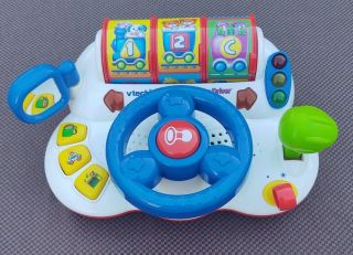 Vintage Vtech Baby Learn And Discover Driver Electronic Toy 6138