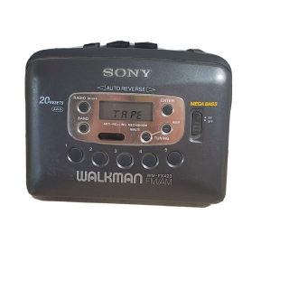 Vintage Portable Sony Walkman Wm - Fx423 Am/fm/radio Cassettetape Player,